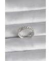 Pirinç Gümüş Renk Kadın Yüzük