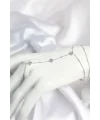 Pirinç Gümüş Renk Yonca Model Kadın Şahmeran