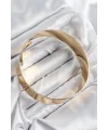 Pirinç Sarmal Model Gold Renk Pazu Bileklik