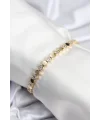 Pirinç VIP Seri Gold Renk Petek Model Kadın Bileklik