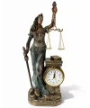 Polyester Saatli Adalet Figürü Alk4416