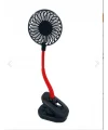 Portatif Işıklı Mini Klipsli Fan
