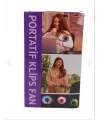 Portatif Işıklı Mini Klipsli Fan