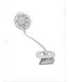 Portatif Işıklı Mini Klipsli Fan