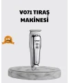 Profesyonel Gümüş Şarjlı Tıraş Makinesi – 3 Başlık 120 Dakika Kullanım Süresi Kompakt ve Hafif Tasarım