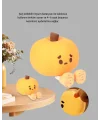 Pumpkin LED Night Light Dokunmatik Şarjlı Silikon Gece Lambası