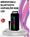 Renkli Işıklı Bluetooth Hoparlör – Taşınabilir Güçlü Ses Performansı