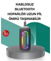 Renkli LED Işıklı Kablosuz Hoparlör IP67 Sertifikalı