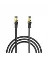S-LINK MM-CAT702 CAT7 Patch 2Mt Gold Uçlu   FTP CCA Ağ Bağlantı Kablosu (Siyah)(1923)