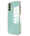 Samsung Galaxy A15 4G Kılıf Volet Silikon - Açık Yeşil-(5796)