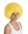 Sarı Renk Kıvırcık Afro Bonus Peruk