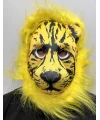 Sarı Yeleli Sarı Saçlı Aslan Maskesi Mega Peluş 2 No