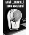 Seyahat Tipi Tıraş Makinesi Taşınabilir Kablosuz Mini Paslanmaz Çelik