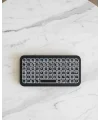 Siyah Kablosuz Mini RGB Işıklı Klavye Bluetooth 5.2 İnce Tasarım