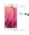 SM Galaxy C8  J7+ Plus 3D Full Kaplama Kırılmaz Cam Ekran Koruyucu-(5775)