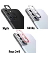 SM Galaxy S21 / S21+ 3D Metal Kamera Koruyucu Metal Lens-(5775)