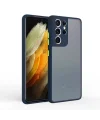 SM Galaxy S21 Ultra Ultra Kamera Korumalı Premium Silikon Kılıf-(5775)