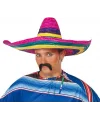 Sombrero Meksika Şapkası Renkli Örme Hasır Yetişkin Boy