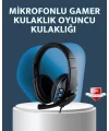 Stereo Mikrofonlu Kablolu Oyun Kulaklığı – Konforlu ve Net Ses İletimi