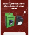 Su Geçirmez 20 LED Solar Aydınlatma | Dış Mekan için PIR Hareket Sensörü ile Akıllı Işık