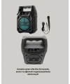 Taşınabilir 6.5” Bluetooth Hoparlör USB TF Kart Mikrofonlu Şarjlı Sistem