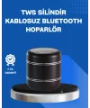 Taşınabilir Silindir Tasarım Bluetooth 5.0 Hoparlör Yüksek Bas Performanslı