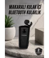 Tüm Telefonlara Uyumlu Mikrofonlu Titreşimli Makaralı Bluetooth Kulakiçi Kulaklık
