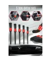 Turk 5 Boy Araç Detay Temizlik Fırça Seti Slalom Design
