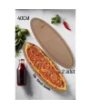 Turk Ahşap Pide Sunum ve Kesim Tahtası 2 adet 40 Cm