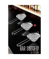 Turk Bar Süzgeci Bar Strainer 3 Boy Set 5 7 8 cm