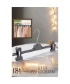 Turk Etek Pantolon Eşarp Kıskaçlı Askı 18 li SET