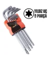 Turk Yıldız Torx Combination 9 Parça Alyan Seti