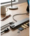 Type C Çoklu Port Hub 8 Port USB HDMI SD Kart Ethernet Adaptör
