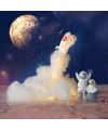 Uçan Astronot Tasarımlı Gece Lambası