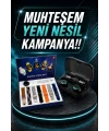 Ucuz Kaliteli Yeni Nesil 7 Kordonlu Akıllı Saat ve Kablosuz Bluetooth Kulaklık ANC Özelliği