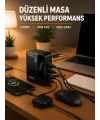 USB-A ve USB-C Girişli Çoklu Şarj Cihazı