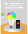 Uzaktan Kumandalı Akıllı LED Ampul Enerji Tasarruflu