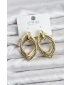 Vintage Gold Renk Pirinç Kadın Küpe