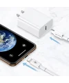 Wekome TYPE-C TO iPhone PD 20W Hızlı Şarj Kablosu 1.2M-(5775)