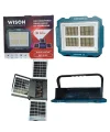 Wıson Ws-5585 Çok Fonksiyonlu 3 Solar Panelli 400w Spot Aydınlatma