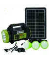 Wıson Ws-5683 Şarjlı 30w Solar Şarjlı Ev Aydınlatma Seti Radyo Ve Fan Powebank
