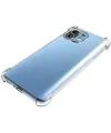 Xiaomi Mi 11 Lite Kamera Korumalı Shockproof Şeffaf Silikon Kılıf-(5775)
