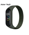 Xiaomi Mi Band 5-4-3  Nylon Kayış Kordon-(5775)