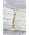Xuping Kalp Model Gold Renk Kadın Bileklik