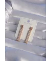 XUPİNG Rose Renk Zirkon Taşlı Su Yolu Küpe