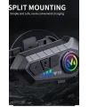 Y10 Kask Kulaklık Bluetooth Motosiklet Kulaklık 5,3 Bluetooth Intercom Motorsiklet Kulaklık