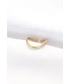 Yassı Gold Renk Ayarlanabilir Yüzük