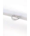 Yassı Silver Renk Ayarlanabilir Yüzük