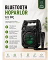 Yeni Nesil 6.5 İnç Bluetooth Hoparlör Mikrofonlu Taşınabilir Ses Sistemi