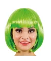 Yeşil Parti Peruğu Kısa Küt Saç
